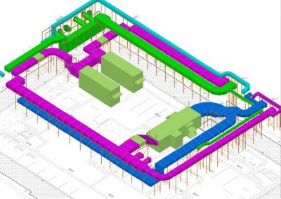 CNU Science Phase II: Roof Duct BIM Model